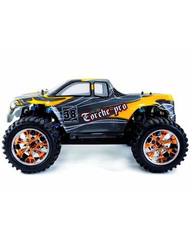 Voiture Torche Pro Monster Truck Brushless, 4WD, 1/10, RTR - LCDP 