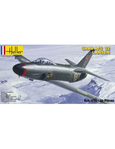 Avion Saab 32 Lansen 1/72 - LCDP - Radiocommande.fr