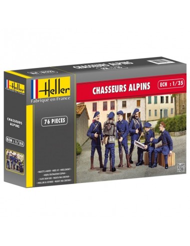 Figurine Chasseurs Alpins 1/35 - LCDP - Radiocommande.fr