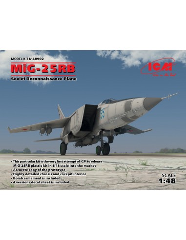 MiG-25 RB, Soviet Reconnaissance Plane - LCDP - Radiocommande.fr