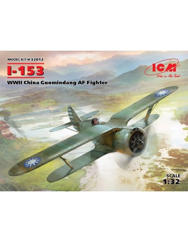 Avion I-153 WWII China Guomindang AF Fighter 1/32 - LCDP - Radiocommande.fr