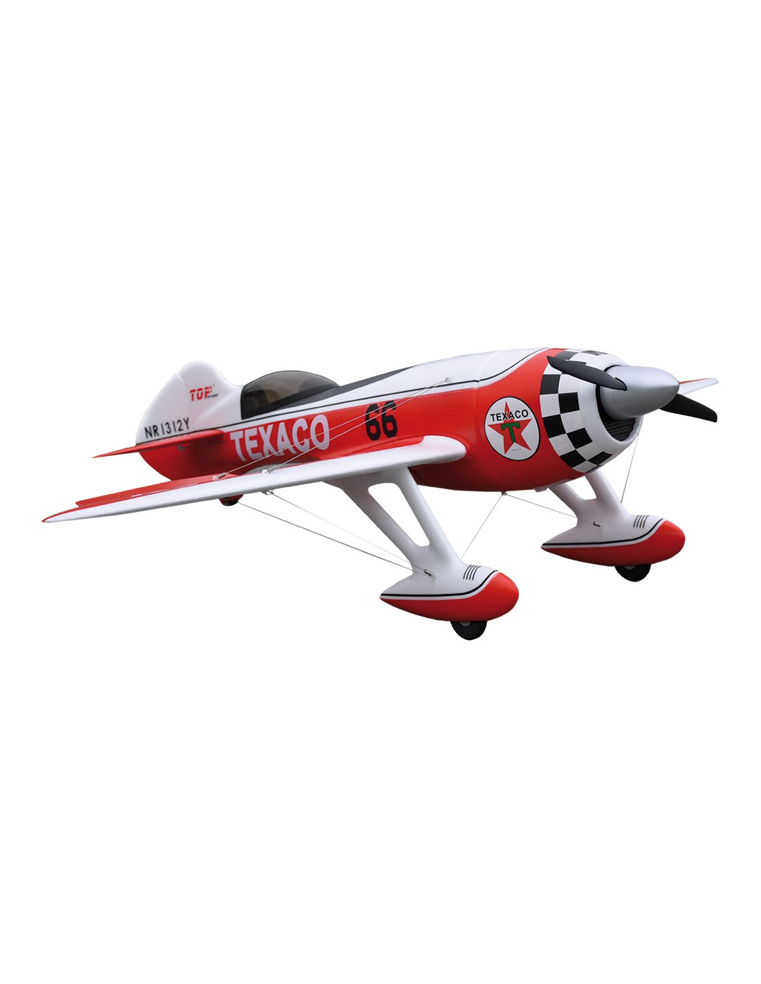Avion Radiocommandé Débutant En Mousse EPP - 2.4 GHz, Léger, Avec Lumières LED Et Charge USB - Rouge