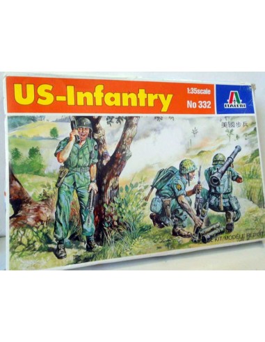 Italeri Us Infantry No 332 Scala 1/35 - LCDP - Radiocommande.fr