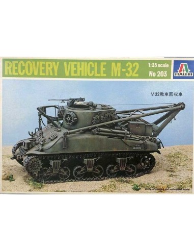 ITALERI 1/35 RECOVERY VEHICLE M-32 tank recovery vehicle 1/35 Scale 203 - LCDP - Radiocommande.fr