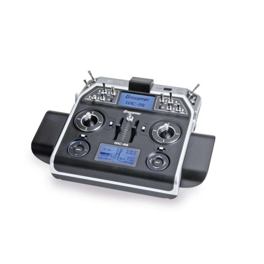 RADIO GRAUPNER mc-28 HoTT 2.4 GHz 16-Canal GR-18 - LCDP - Radiocommande.fr