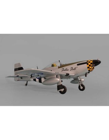 Avion Phoenix Model P-51 Mustang gris/vert 50-60cc GP/EP ARF 2.19m - LCDP - Radiocommande.fr