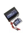 Accu GENS ACE BATTERIE RX NIMH 6.0V-1700MAH (DUAL JR-JST) 125G - HUMP - LCDP - Radiocommande.fr