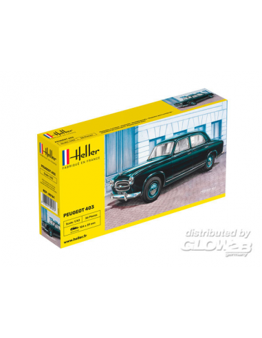 Maquette Heller: Peugeot 403 in 1:43 - LCDP - Radiocommande.fr