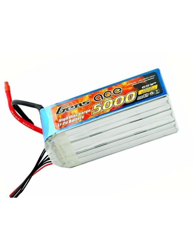 Accu Batterie Gens ace lipo 6S 22.2V 5000mAh 60C/120C