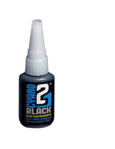 COLLE 21 Noir-21gr. Super Glue Black Cyanoacrylate idéal pour la modélisation et le bricolage.