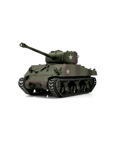 Modelisme R/C Tank, char d'assaut 1/16 RC M4A3 Sherman 76mm camo BB