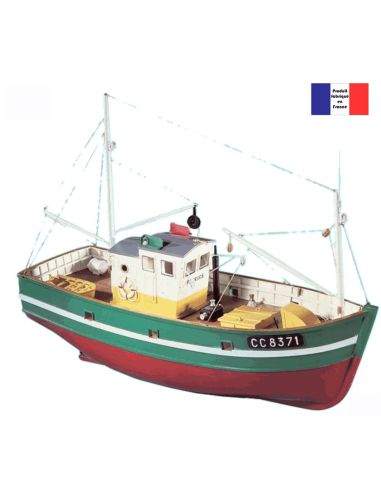 Maquette du bateau rc Le Patrick, sardiniére