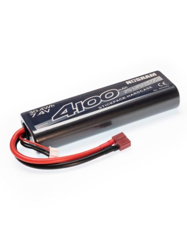 Accu Lipo Stickpack hardcase 7,4V 4100mAh 50C - T-Plug plug