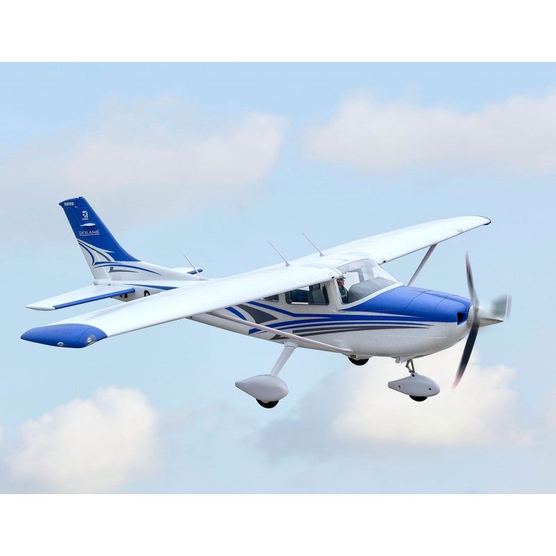 Avion cessna 182 1/7 Plane 1500mm Cessna PNP kit - Blue