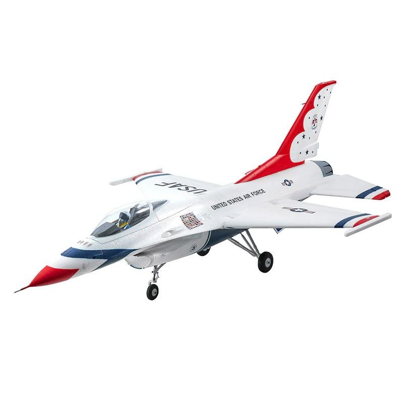 Avion rc 1/18 Jet 64mm EDF F-16 Fighting Falcon PNP - Blue Thunder