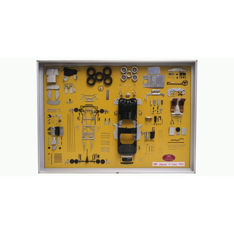 CMC Model Art, tableau d’affichage des pièces CMC Jaguar C-Type