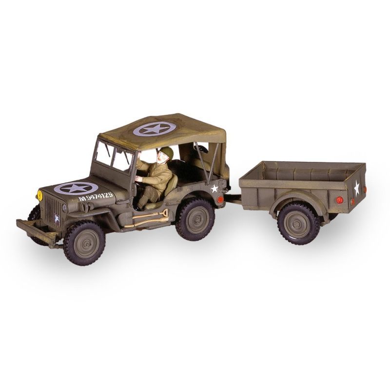 Jeep Us 1/4 Ton Truck & Trailer 1/35