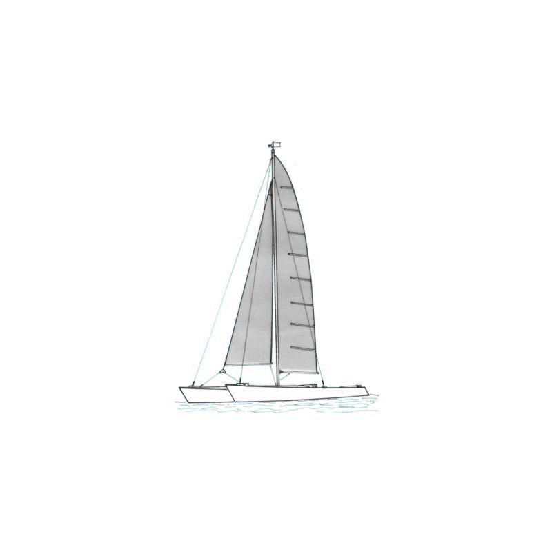 Plan du catamaran Le Mercure