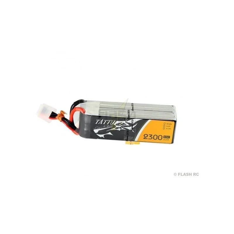 Batterie Tattu lipo 4S 14.8V 2300mAh 75C prise xt60