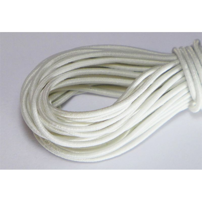 Tendeur élastique Blanc (Ø 1.5 mm) 