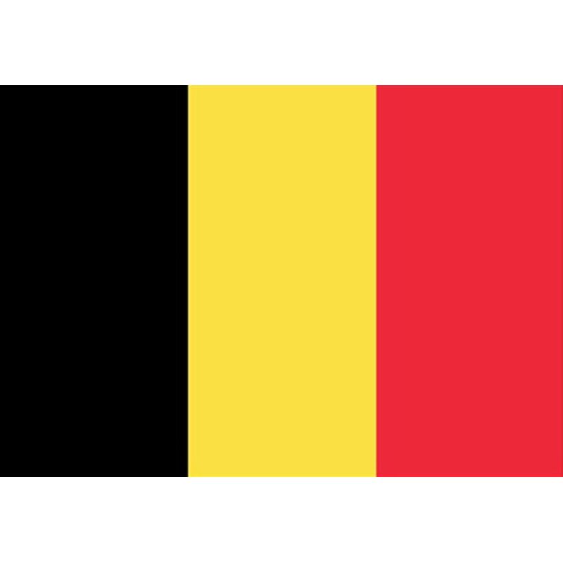 Drapeau de la Belgique Pavillon Soie 85 mm