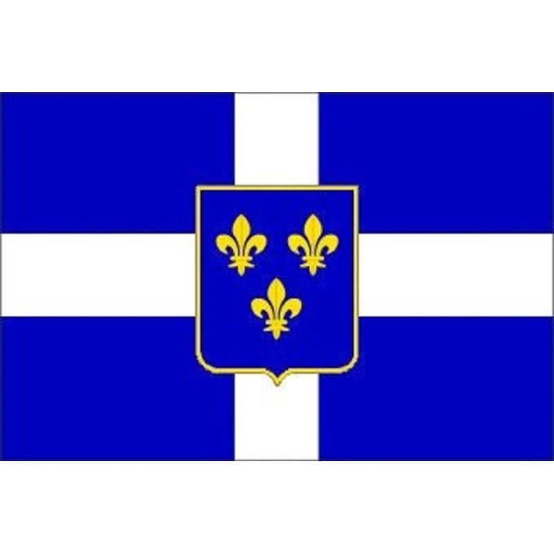 Drapeau du Québec - Marine Marchande Pavillon Soie 65 mm