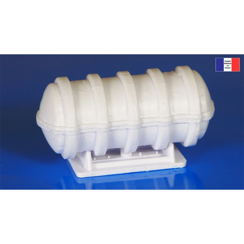 Container en plastique pour canot type Bombard