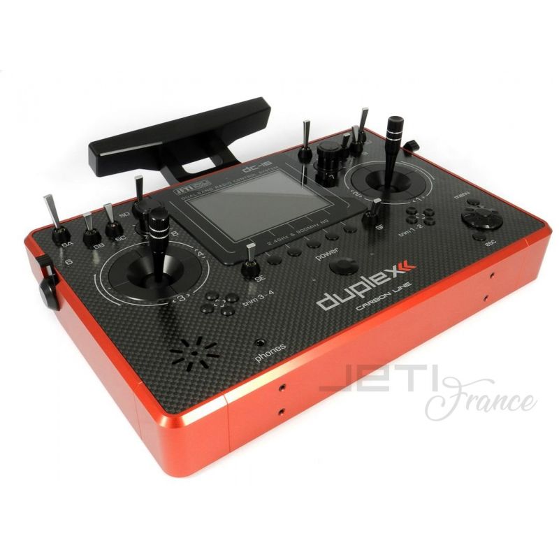 Jeti Duplex - DC-16 G2 +REX10 Carbon Line Rouge