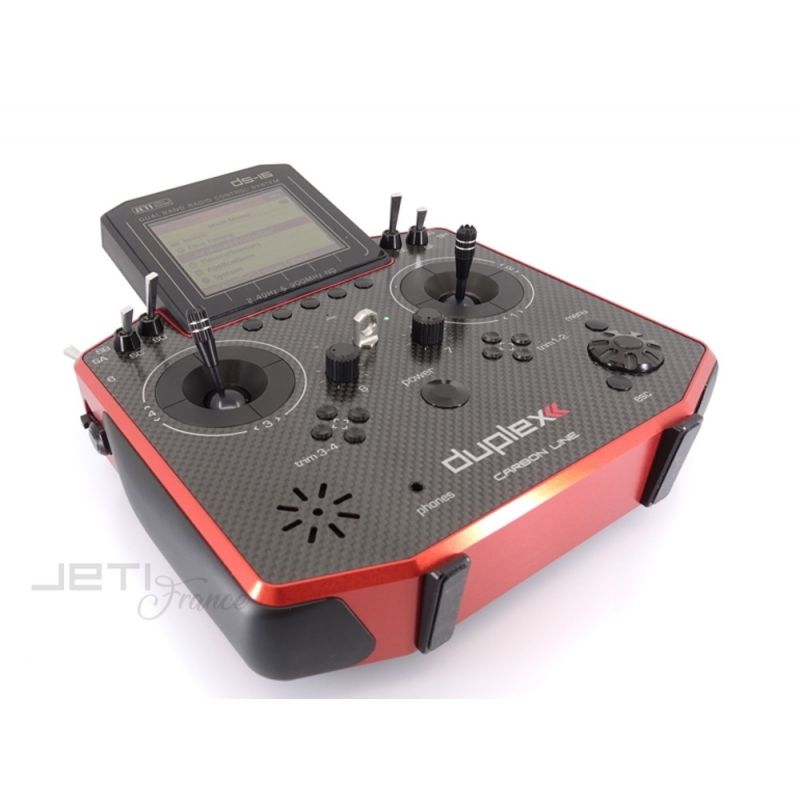 Jeti Duplex - DS16II Carbon +REX10 - Rouge