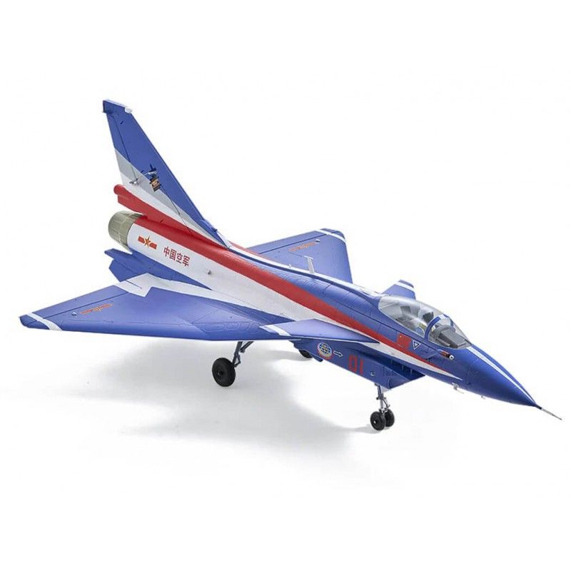 Jet à turbine électrique de 64 mm J-10 FMS - Bleu