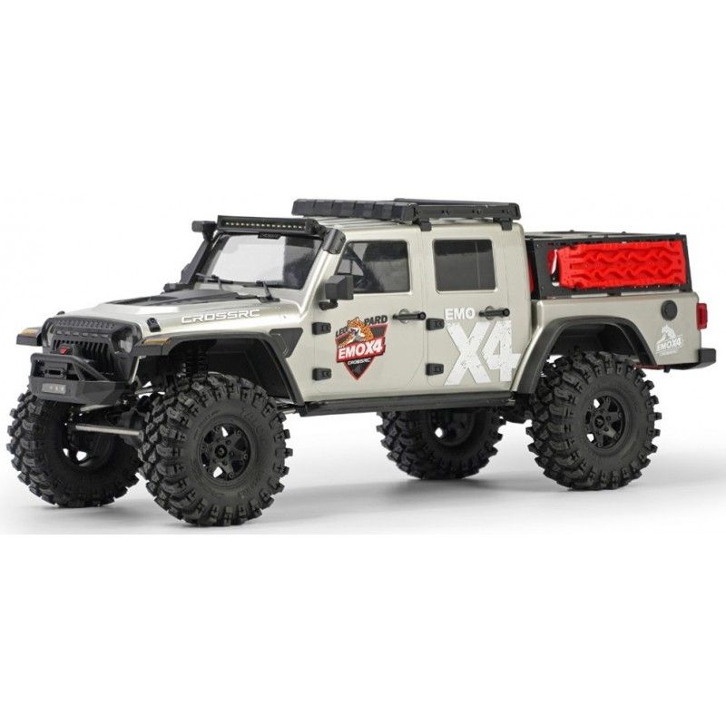 Scale Crawler 1/8 EMO X4 RTR Cross RC - Argent