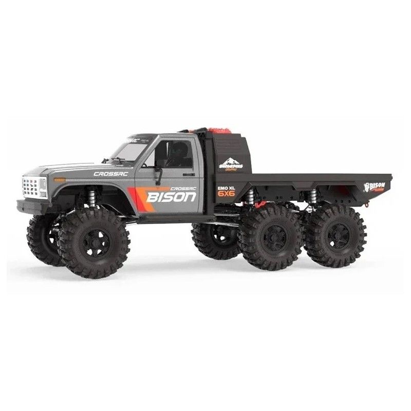 Camion 6WD EMO XL Cross RC au 1/8 RTR - Gris foncé