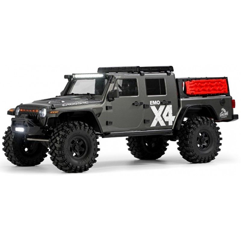 Scale Crawler 1/8 EMO X4 RTR Cross RC - Gris