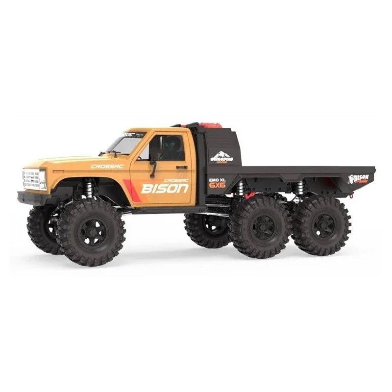 Camion 6WD EMO XL Cross RC au 1/8 RTR - Jaune