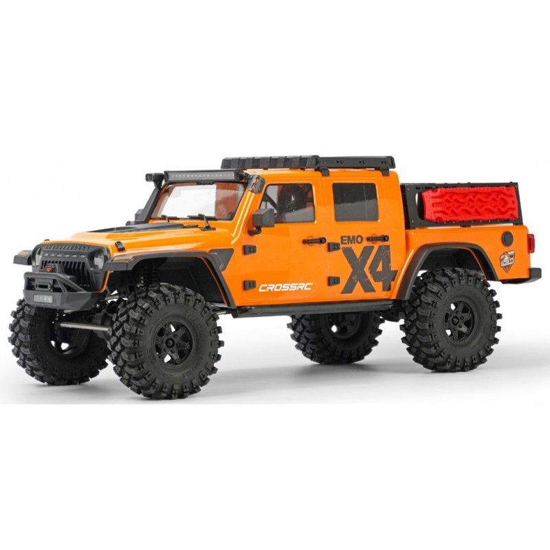 Scale Crawler 1/8 EMO X4 RTR Cross RC - Jaune