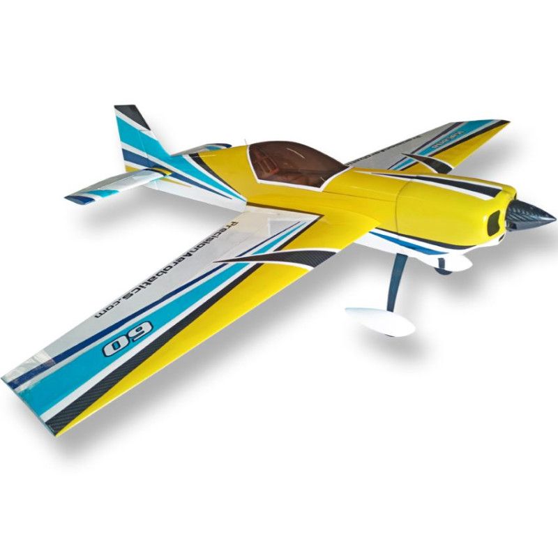 Avion Precision Aerobatics Katana 60 Jaune ARF env.1.52m