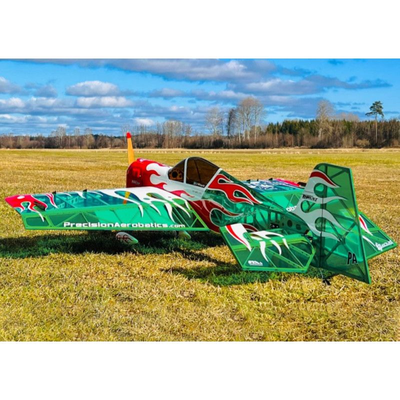 Avion Precision Aerobatics Addiction X (V3) vert ARF env.1.27m - avec LEDs