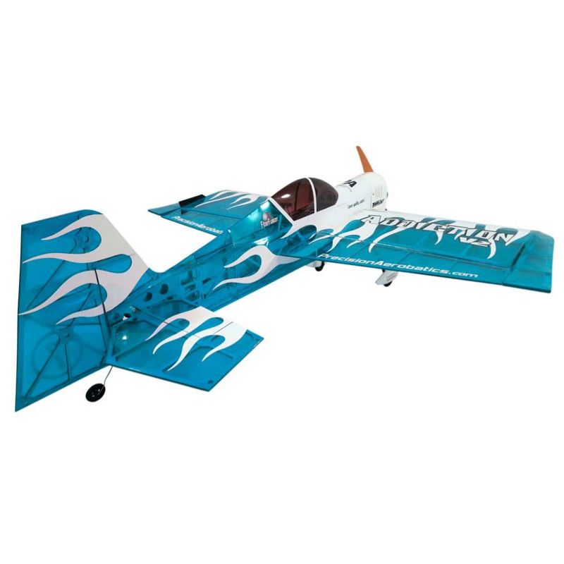 Avion Precision Aerobatics Addiction (V3) bleu ARF env.1.00m - avec LEDs