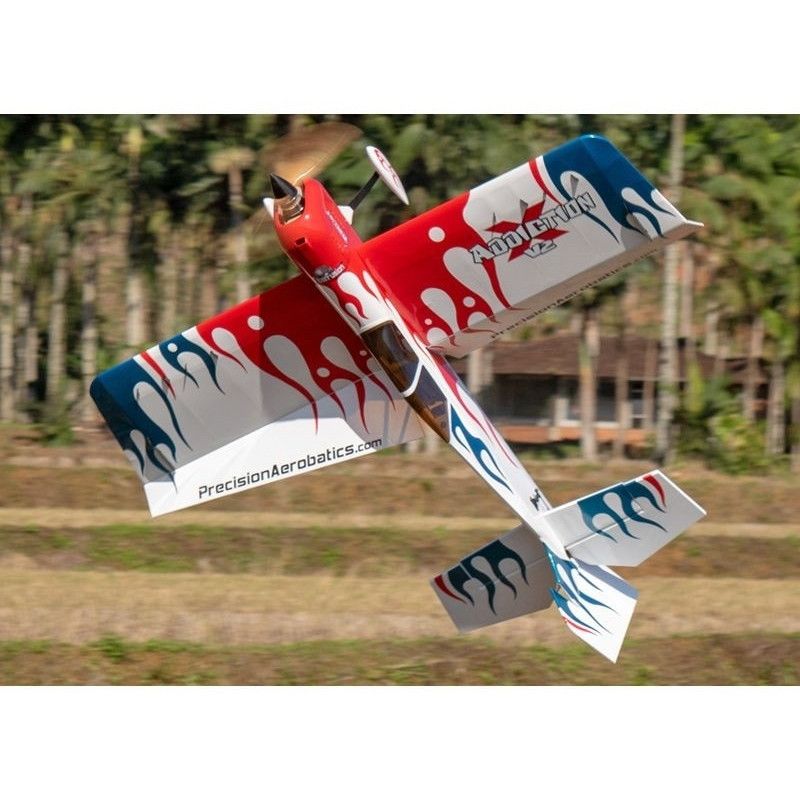 Avion Precision Aerobatics Addiction X (V2) blanc ARF env.1.27m - avec LEDs