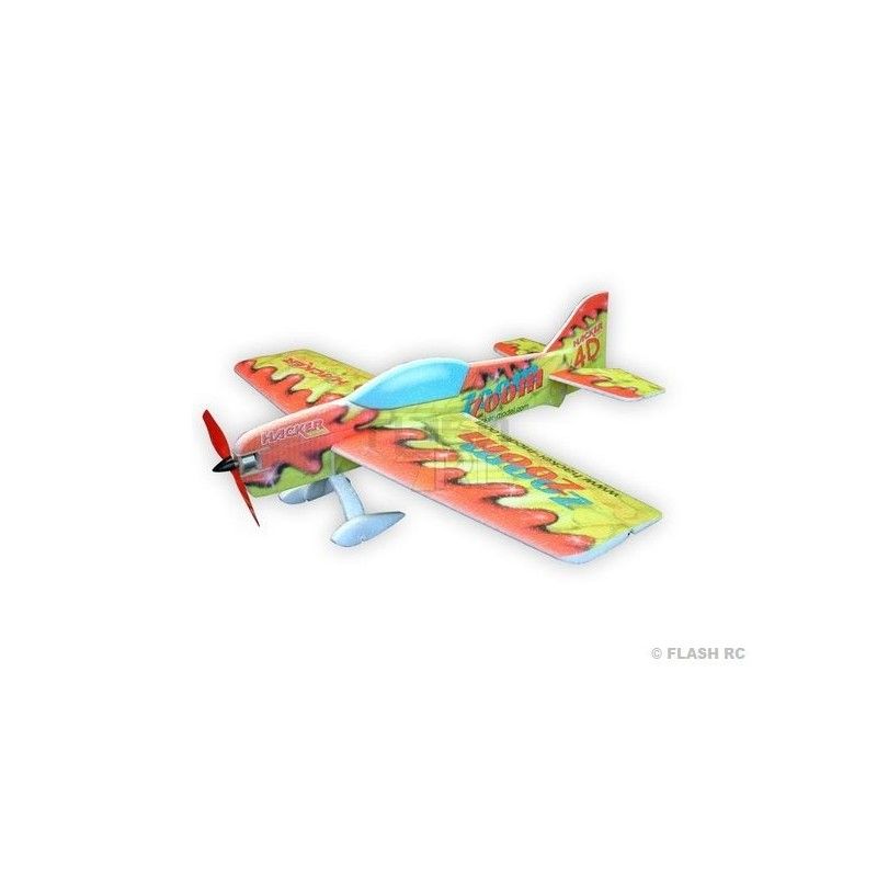 Avion Hacker model Zoom Zoom 4D rouge ARF env.1.00m