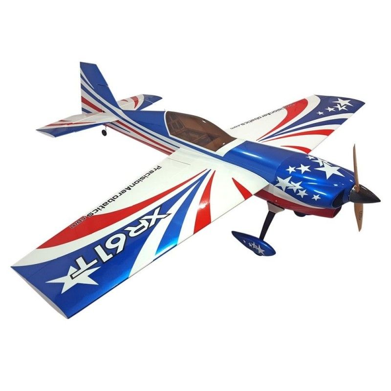 Avion Precision Aerobatics XR 61T bleu ARF env.1.55m